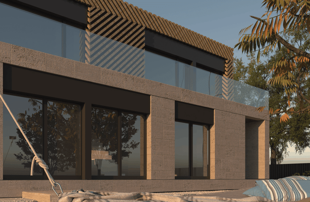 Еднофамилна пасивна къща, с. Априлово 3 render-2